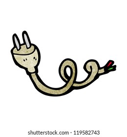 electrical plug cartoon