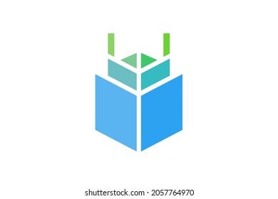 Concepto del logo de la forma de flor de enchufe eléctrico. Logotipo abstracto de la empresa de tecnología eléctrica de energía verde. Signo de identidad de marca comercial. Ilustración de pasos gráficos aislados por vectores