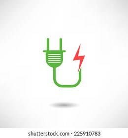 Electrical plug icon
