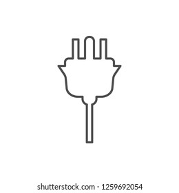 electrical plug icon. Element of web for mobile concept and web apps icon. Thin line icon for website design and development, app development