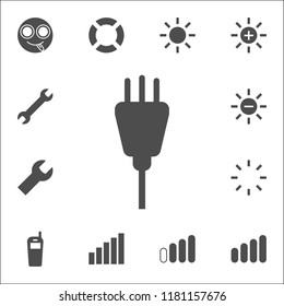 electrical plug icon. web icons universal set for web and mobile