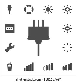 electrical plug icon. web icons universal set for web and mobile