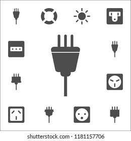 electrical plug icon. web icons universal set for web and mobile