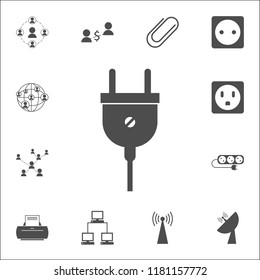 electrical plug icon. web icons universal set for web and mobile