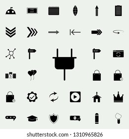 electrical plug icon. web icons universal set for web and mobile on white background
