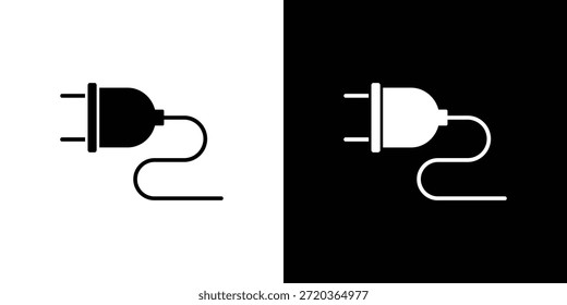 Elektrische Steckersymbole für Grafik- und Webdesign-Projekte