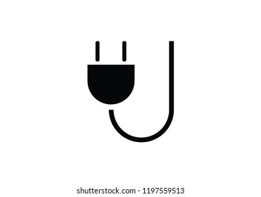 Electrical plug symbol power socket illustration