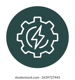 Electrical power engineering concept icon. Icon symbol illustration