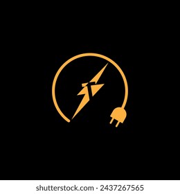 Electrical power icon symbol sign, vector illustration