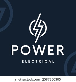 An electrical power logo design
