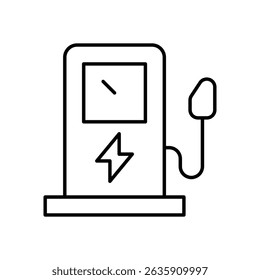 Ilustração de stock de vetor de ícone de bomba elétrica