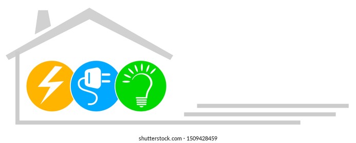 electrical service vector illustration with buttons