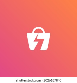 Electrical shop logo design vector
