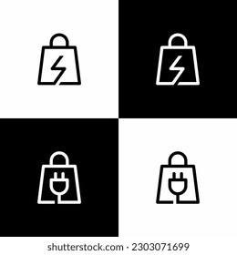 Electrical shop, logo, design, vector, icon, EPS 10