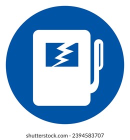 Electrical Shut Off Symbol Sign, Vector Illustration, Isolate On White Background Label .EPS10