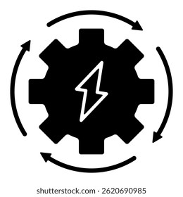 Electrical Simple Icon Vector Illustration Concept
