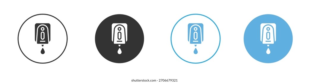 Conjunto de diseño de Plantilla de logotipo de icono de caja de jabón eléctrico