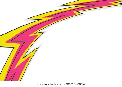 Electrical spike background with copy space area