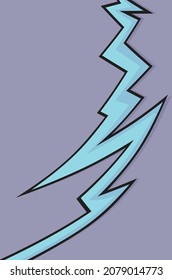 Electrical spike background with copy space area