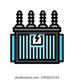 electrical substation electrical engineer color icon vector. electrical substation electrical engineer sign. isolated symbol illustration