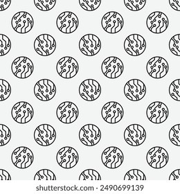 Electrical symbol High voltage seamless pattern. Vector illustration.