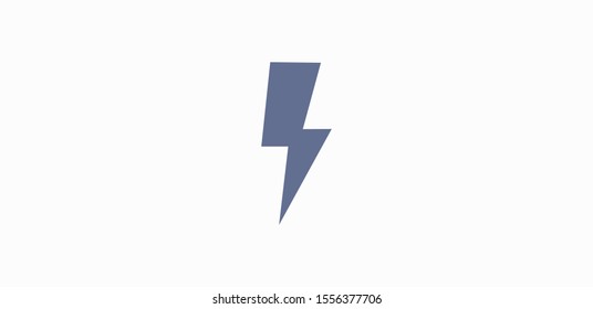 Electrical symbol; Power icon; Energy icon. Vector illustration