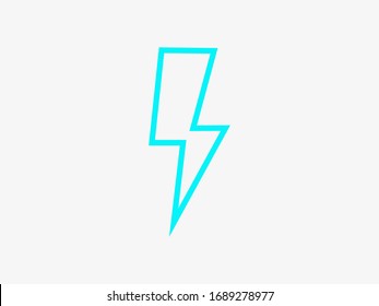 Electrical symbol; Power icon; Energy icon. Vector illustration