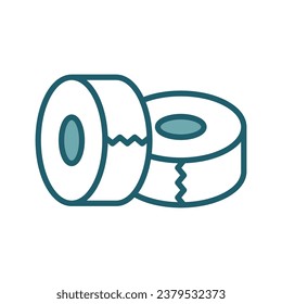 electrical tape icon vector design template simple and clean