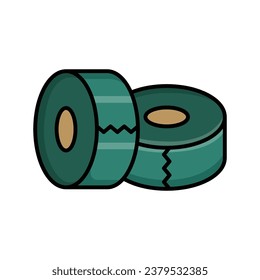 electrical tape icon vector design template simple and clean