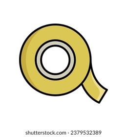 electrical tape icon vector design template simple and clean