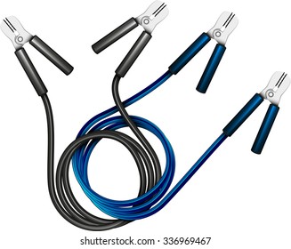Electrical terminals abstract vector illustration isolated eps 10 / Electrical terminals