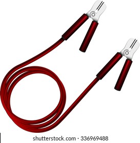 Electrical terminals abstract vector illustration isolated eps 10 / Electrical terminals