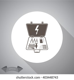 Electrical Toolbox vector icon.
