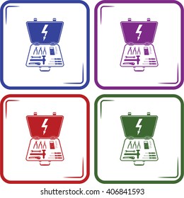 Electrical Toolbox vector icon.