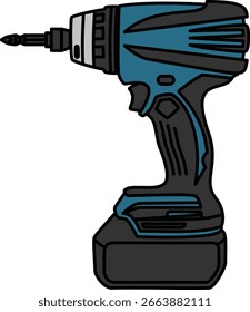 Herramientas eléctricas Destornillador de impacto Azul