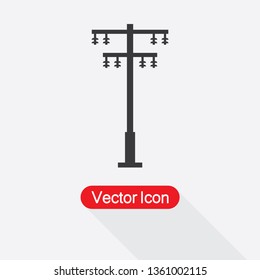 Electrical Tower Icon Vector Illustration Eps10