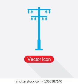 Electrical Tower Icon Vector Illustration Eps10