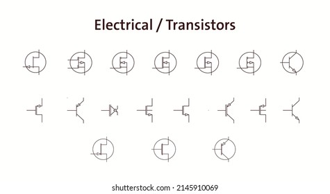 Electrical Transistors . 
'Electronic symbols'