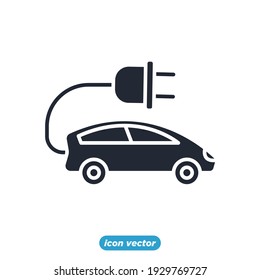 electrical transport icon. ecology Environmental sustainability. Eco friendly symbol template for graphic and web design collection logo vector illustration