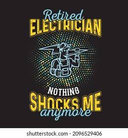 Electrical T-shirt Design For Electrical Worker