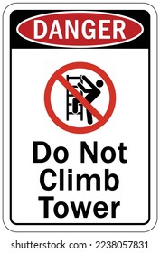 Electrical utility warning sign and labels