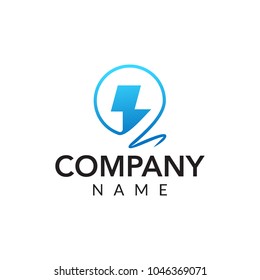 Electrical vector logo icon illustration
