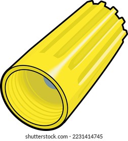 Electrical Wire Connector Vector Illustration