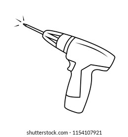 Electrical wireless drill black line tools screw driver 