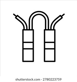 Electrical Wiring icon line vector illustration