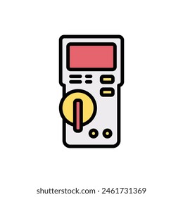 Electrician Analyzer Icon Vector Illustration