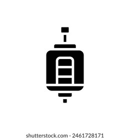 Electrician Dynamo Filled Icon Vector Illustration