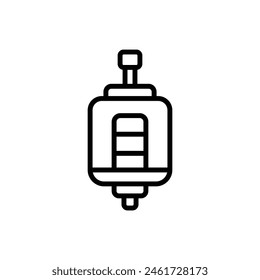 Ilustración vectorial de iconos llenos de Dynamo Electrician