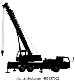 Electrician, making repairs at a power pole. Vector illustration.