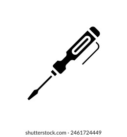 Elektriker Schraubendreher gefüllt Symbol Vektorillustration